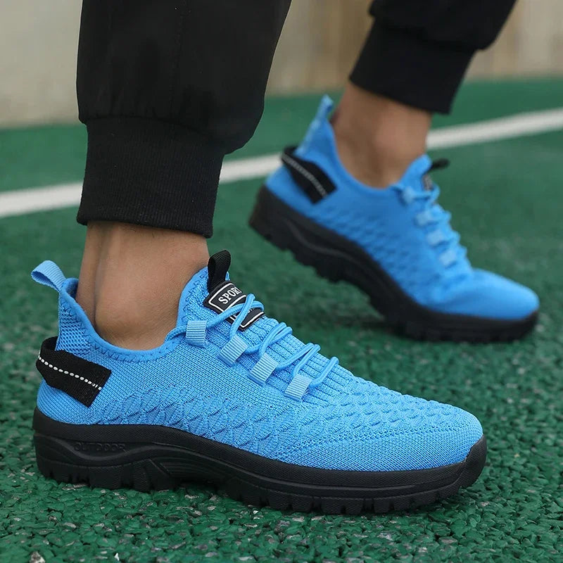 Men Sneakers Thick Soled Casual Shoes Men Cushioning Sports Shoes Lightweight Outdoor Walking Shoes Plus Size 39-46 Sneakers Men