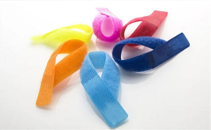 Reusable nylon Fastening luggage Ties with buckle 5cm*0.5M/1M back to  Hook and Loop fastening sticky tape straps