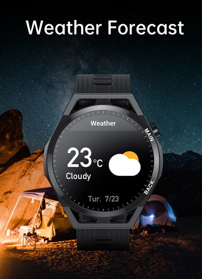 LIGE NFC 2026 New Ultra Military Smart Watch Men 1.32" IPS IP67 Waterproof ECG Smartwatch   For iOS Android Sports Smart Watches