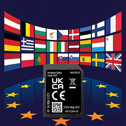for Mercedes C-Class W205 E V X-Class GLC Vehicle V20 Navigation Sat Nav SD Card A2139069110 Europe map 2025