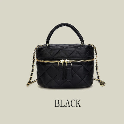Classic Mini Quilted Chain Stitch Womens Crossbody Bagshoulder Bag Fashionable Designer Handbag High Quality PU Womens Small Bag