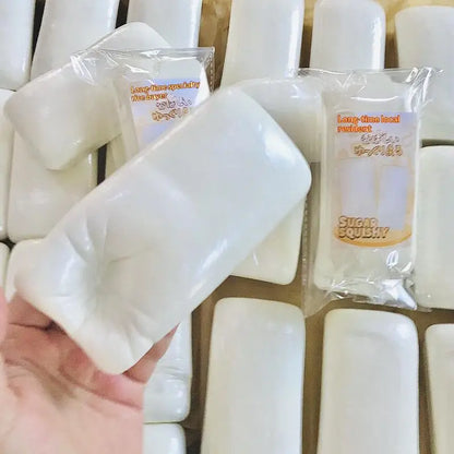 1Pcs Simulation Yogurt Cake Bread Squeeze Toy Rice Cake Slow Rebound Squishy Toy Stress Relief Squeeze Toy For Kids Adults