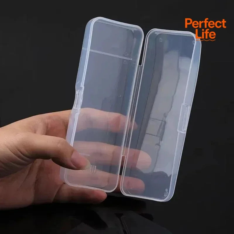 1Pc Stylish and Durable Shaving Storage Box for Men's Razors, Easy to Carry and Keep Clean and Keeps Your Shaver Well Organized