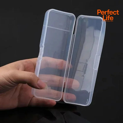 1Pc Stylish and Durable Shaving Storage Box for Men's Razors, Easy to Carry and Keep Clean and Keeps Your Shaver Well Organized