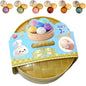Colorful Dumpling Squishes Stress Balls Fidget Sensory Toys Simulation Food Squishies Bun with Steamer Squeeze Dough Ball Gifts