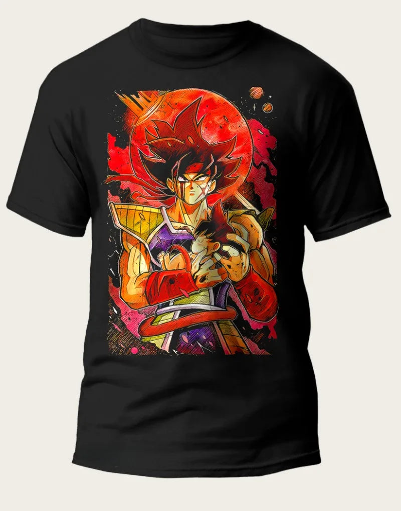 2025 Bandai Authorized Dragon Ball Classic Popular Character Latiz Printed Loose Fit Bestseller Super Interior Large T-shirt