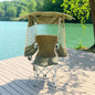 Outdoor Folding Chair, Leisure Fishing Chair, Portable Sunshade, Sunscreen, Camping Beach Chair, Armrest, Director's Sketching