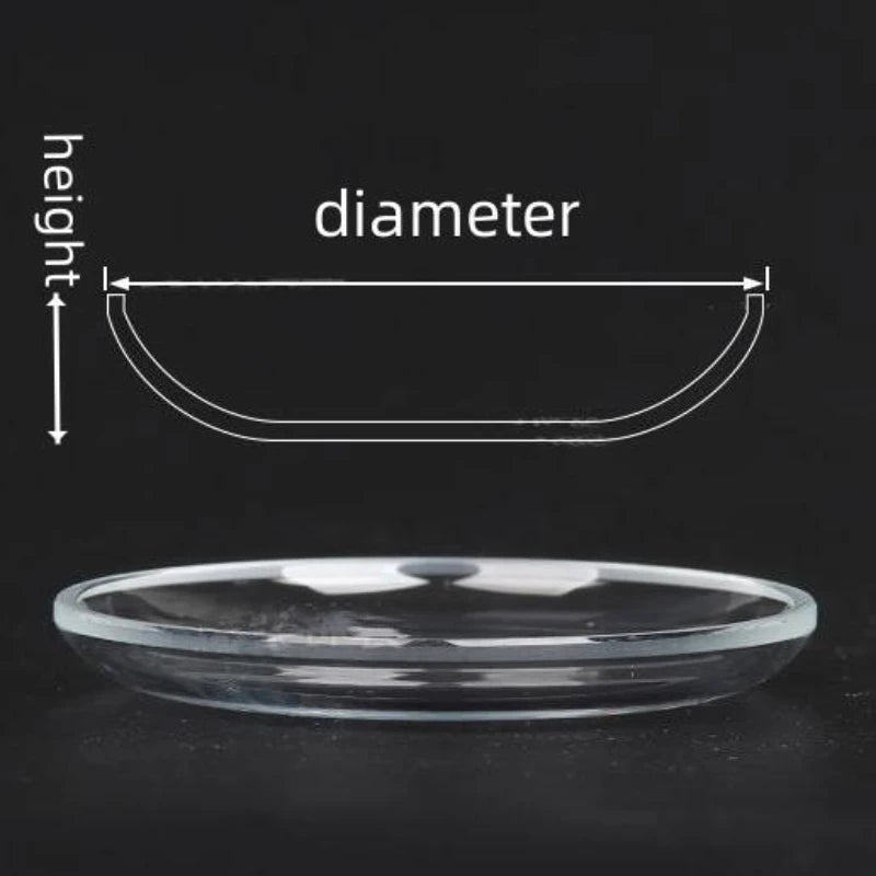 Lid Shaped High Domed Watch Crystal Round Mineral Glass 36mm-43.5mm Diameter for Watches Repair YZC450