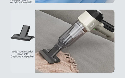 SZUK NEW C017MAX Car Vacuum Cleaner Wireless Mini Handheld Strong Suction Cleaning Machine Portable Vacuum Cleaner for Car Home