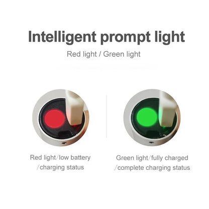 Mini Flashlight USB Rechargeable Aluminum Alloy Flashlight Super Bright LED Bead Adjustable Focus Long-range Portable Flashlight