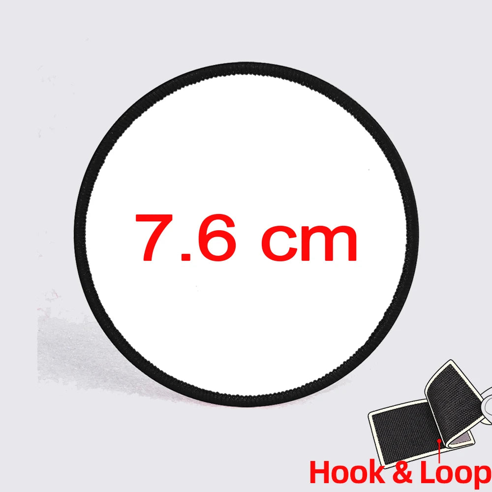 2 PCS Custom Make Your Own Personalized Morale Patch Add Your Photo, Logo, Text Hook and Loop/Sew On/Iron On