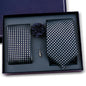 Elegant Ties For Men Classic Paisly Neck Tie Pocket Square Brooch Set With Gift Box Mens Business Wedding Suit Accessories
