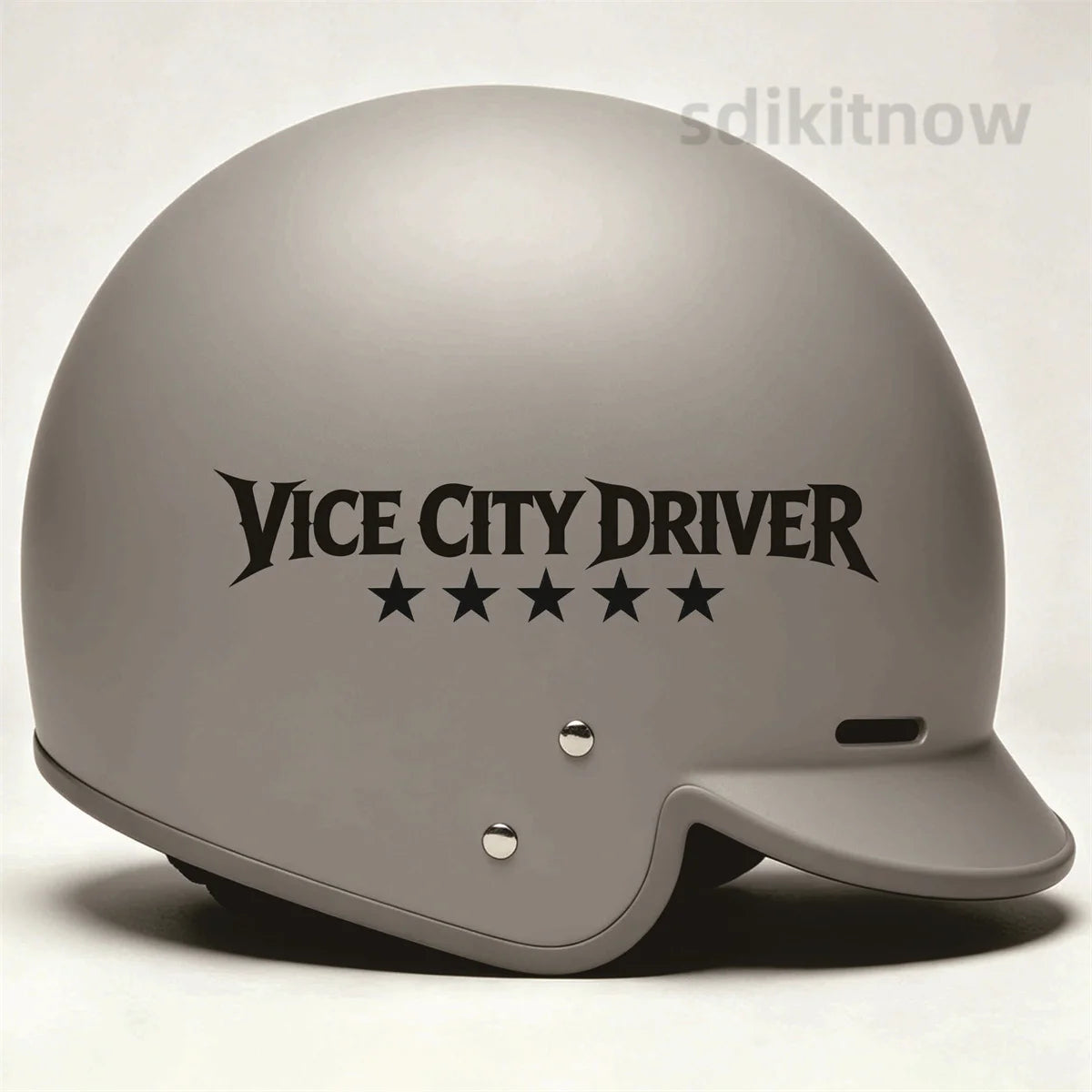 Vice City Driver 5 Stars For GTA 5 6 Helmet Sticker Waterproof Vinyl Motorbike Decal Decor for Honda Yamaha Suzuki Kawasaki KTM