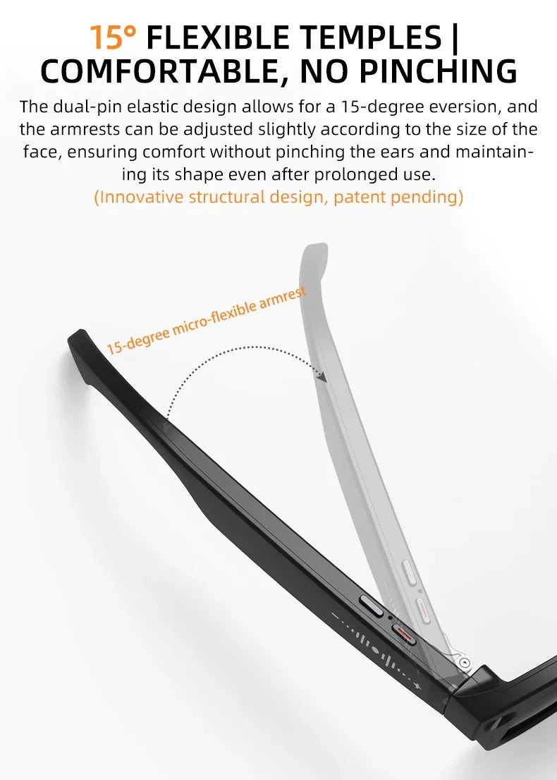 2026 New Smart Glasses Video Recording AI Dialogue Translation 800W HD Camera EIS Anti-Shake Shooting Smart Glasses Men Women