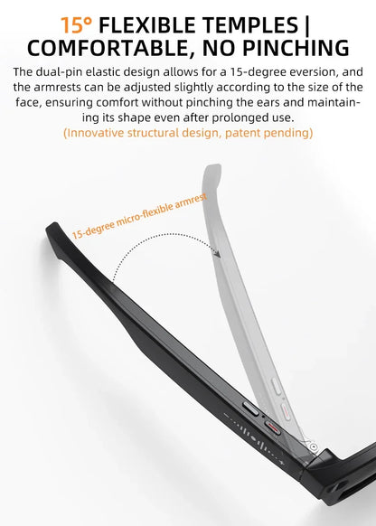 2026 New Smart Glasses Video Recording AI Dialogue Translation 800W HD Camera EIS Anti-Shake Shooting Smart Glasses Men Women