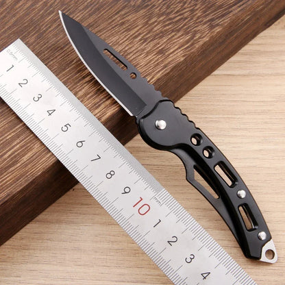 NEW Stainless Steel Folding Knife With Keychain Outdoor Carrying Knife Sharp Pocket Knife Fruit Knife Folding Knife Outdoor Tool