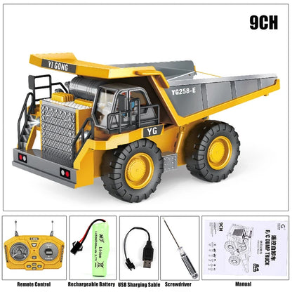 Children RC Car Toys Remote Control Car Toys For Boys Radio Control Excavator Dump Truck Bulldozer Electric Car Kids Toys Gift