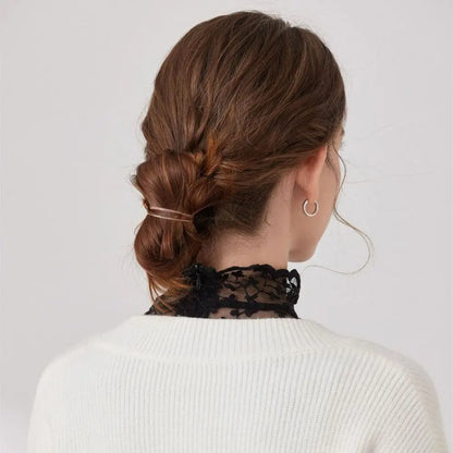 Beautiful Petal Fake Collar Black Lace False Blouse Detachable Lapel False Collar Sweater