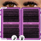 D Curl Individual Eyelash Clusters High Capacity Dense Eyelash Extension 8-16mm Suit for Different Makeup Beauty Long Lasting