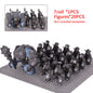 Giant Troll Monster 20Pcs Armored Orc Infantry Figures Medieval Army Building Bricks, Removable Shield Scene Collectible Toy﻿﻿