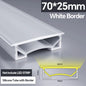 1M-10M LED Neon Rope Tube Soft Silicone Diffuser Channel Black/White Flexible Ribbon Strip Light for Recessed Channel