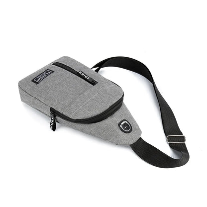Men's Crossbody Bag Single Shoulder New Trend Chest Bag Fashionable and Portable Men Shoulder Bag