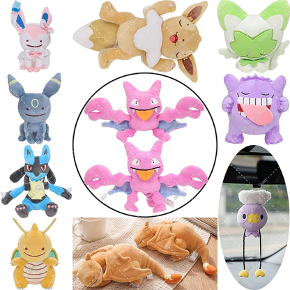 Anime Plush Gligar Wobbuffet Drifloon Olbat Ditto Cos Mew Soft Stuffed Doll Cute Pokemon Sleeping Gengar Charizard Sylveon Plush