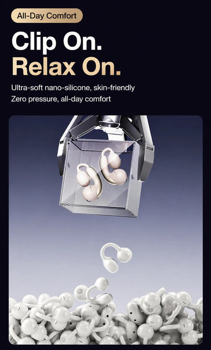 MONOISE Q8 AI Translation Earbuds Wireless Bluetooth 115 Languages Real Time Translator Semi In Ear Headphones with Mic