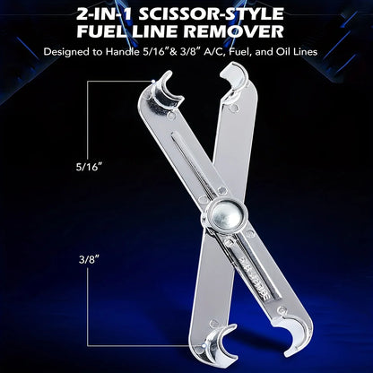 26pcs Fuel Line Disconnect Tool Set with Fuel and AC Disconnect Pliers - Master Quick Disconnect Tool for AC Fuel Line System