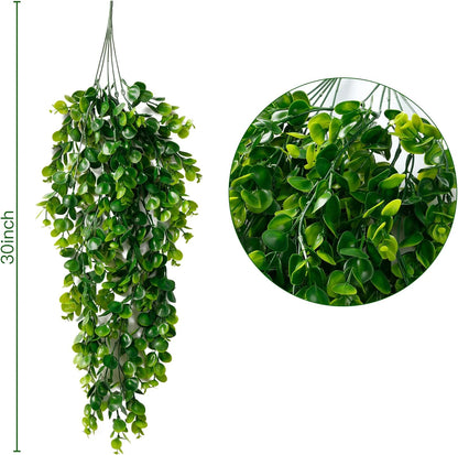5 Head Artificial Plastic Plants fern Vine for Christmas Wreath Wedding arch Decor Home garden Wall Hanging Hot sales Diy Gift