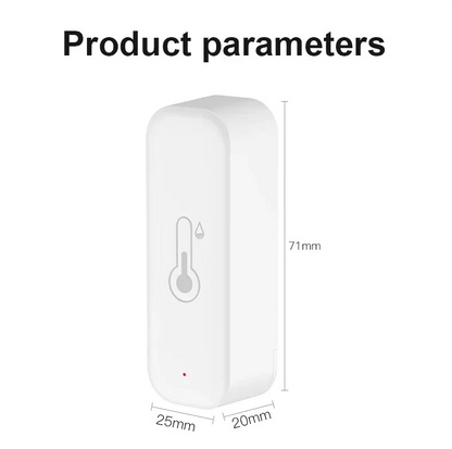 Tuya WiFi Temperature and Humidity Smart Home Thermometer Hygrometer APP Remote Alarm Work with Alexa Google Home