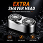 Electric Shaver Waterproof men,mini portable electric shaver accessories,rechargeable heads replacement