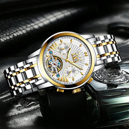 2026 LIGE Automatic Mechanical Wrist Watches For Men Top Brand Luxury Tourbillon Men Watch Fashion Business Waterproof Watch Men