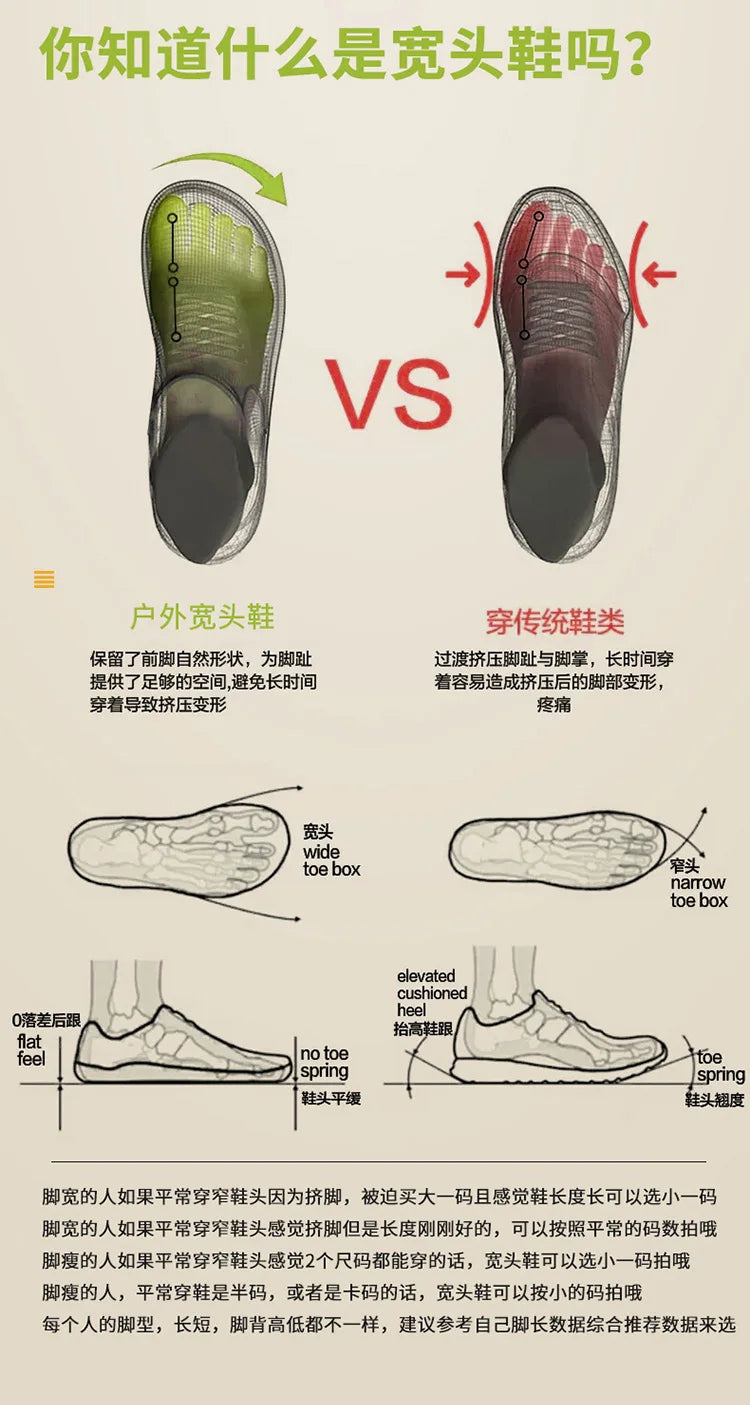 Men's Summer Breathable Non-slip Athletic Shoes, Cushioning Casual Footwear for Running, Travel, Outdoor Hiking and Mountaineeri