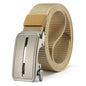Automatic Buckle Light Comfortable Nylon Military Belt Outdoor Hunting Multifunctional Tactical Canvas Belt High Quality Men Bel