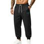 Men's Fleece Lined Jogger Pants, Autumn Winter Heavyweight Sweatpants, Drawstring Loose Fit Outdoor Sports Warm Trousers