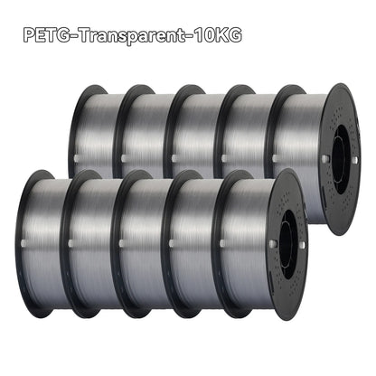 KINGROON 22LBS PETG or PLA filament 3D Printer Filament 10 Rolls 1KG 1.75MM Eco-Friendly Good Toughness Mix Color Free Shipping