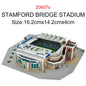 1Set Football Field Paper Puzzle Famous Stadiums Mini 3D Model Puzzle Home Decoration Assembly Football Fan Gifts Boys Girls ZYF