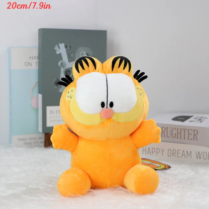 Original GARFIELD FAMILY Kawaii Soft Plush Toys Cute Cartoon Garfield Cat Odie Stuffed Animals Peluche Dolls Birthdays Gifts Kid
