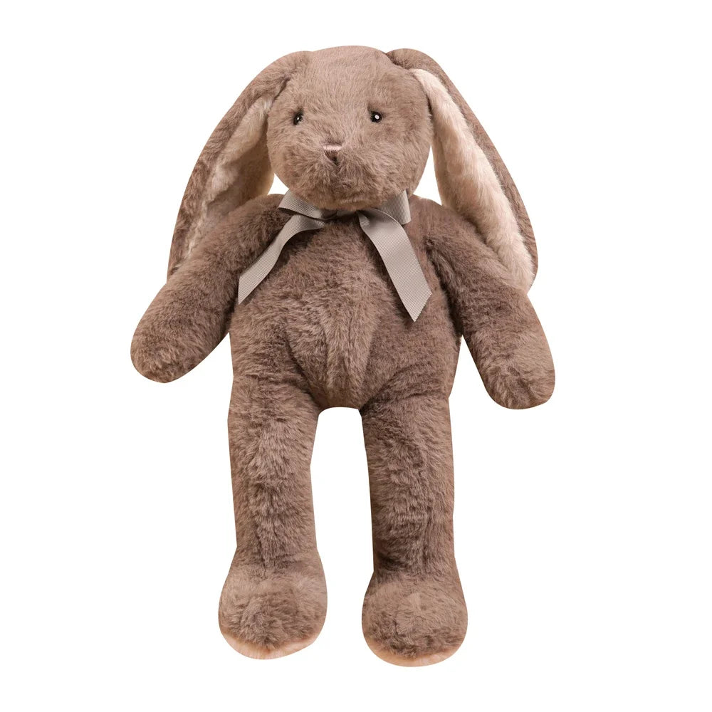 Easter Rabbit Plush Toys Soft Bunny Stuffed Animal Rabbit with Long Ear for Children Accompany Doll Birthday Gift Photo Props