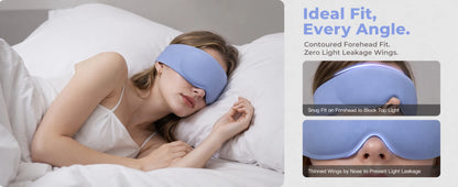 3D Weighted Eye Mask, 3D Breathable Soft Comfortable Eye Mask for Sleeping, Light Blocking, Microgravity Alleviates Eye Fatigue