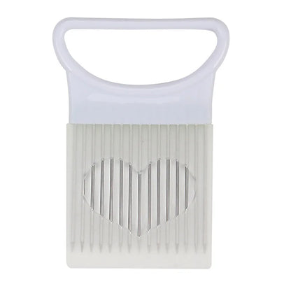 1Pcs Colorful Onion Slicer with Stainless Steel Holder Easy Onion Chopper for Potatoes or Vegetables Kitchen Accessories Tools