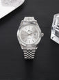 Casual Men's Watches Date High-End Fashion Business Quartz High Quality Watch Male Stainless Steel Exquisite Wristwatches