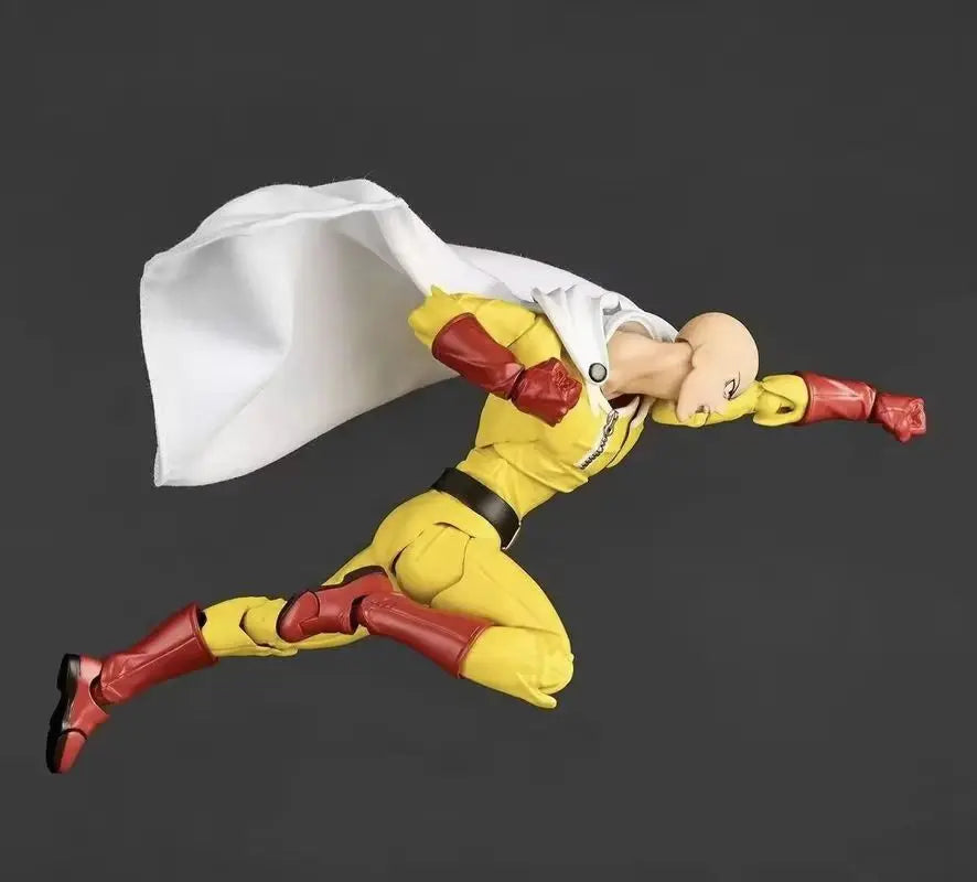 Hot One Punch Man Saitama Revoltech Amazing Yamaguchi Action Figure, In Stock Anime Collectible Model Toy, Perfect Gift In Stock