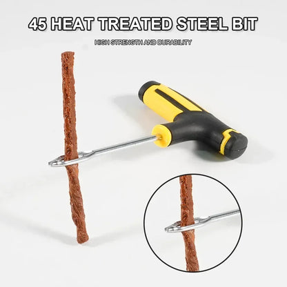 Tire Repair Strips Tubeless Rubber 100/5 Pcs (One piece is equal to five sticks.) Motorcycle and Bike Tyre Puncture Repair.