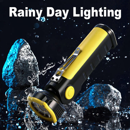 Led Work Light Rechargeable Waterproof Flashlights Portable HeadLight Magnetic Light Hook Clip Head Flashlight Outdoor Head Lamp