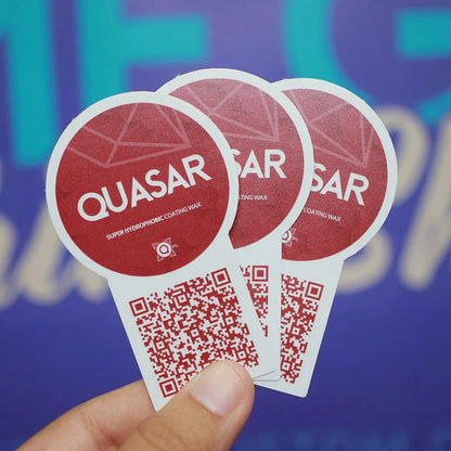 50/100pcs Custom QR Code Logo DIY Image Text Stickers Personalized Adhesive Labels for Social Media Wedding Birthday Brand Gifts