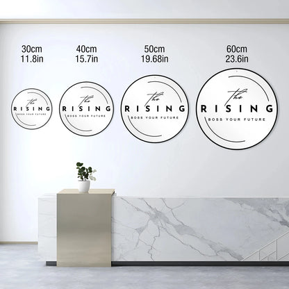 Personalized Business Sign With LED Backlit Floating LED Custom Logo Sign for Beauty Salon ,Office，Spa Illuminated Wall Sign