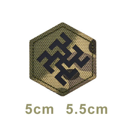 Cross Skull Finger Skeleton Tactical Clothes Vest Backpack Templar Knight Ride Bounty of Hunter Ranger Tags Magic Patch