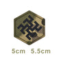 Cross Skull Finger Skeleton Tactical Clothes Vest Backpack Templar Knight Ride Bounty of Hunter Ranger Tags Magic Patch